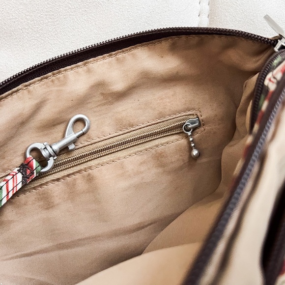 Awesome Baggallini Textile Shoulder Bag Pouch Purse - Picture 8 of 8